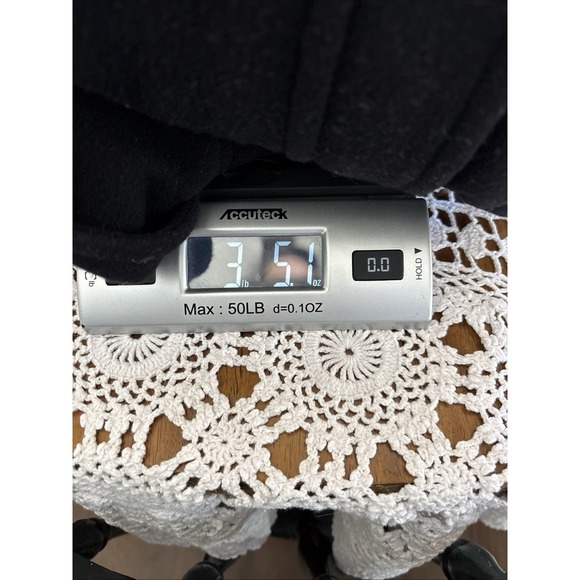 LL Bean Pea Coat Womens Plus 1X Bellandi Italian Soft Wool Insulated Black - Picture 12 of 12